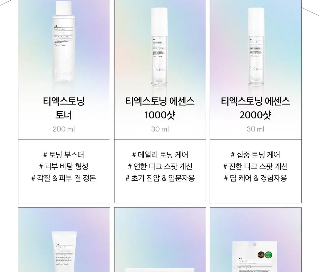 [NEW/기미잡티케어] VT 티엑스토닝 토너 200ml 상세페이지 29